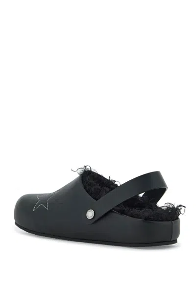 Stella Mccartney Black Alter Mat Elyse Slippers