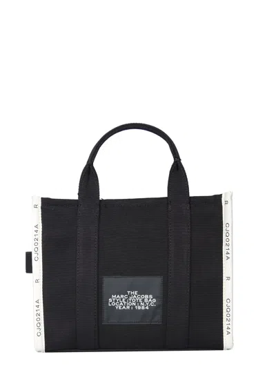 Marc Jacobs Black Canvas The Tote Shopping Bag