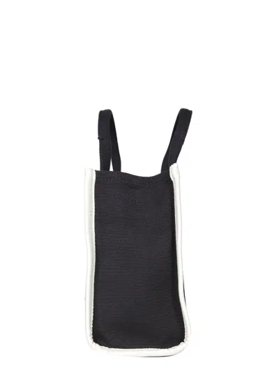 Marc Jacobs Black Canvas The Tote Shopping Bag