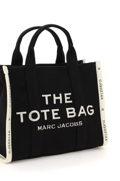 Marc Jacobs Black Canvas The Tote Shopping Bag