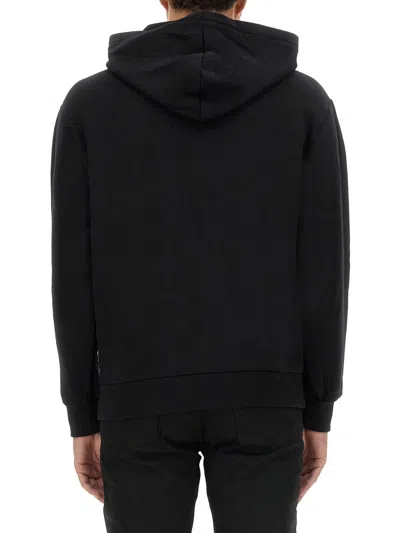 Apc A.p.c. Sweatshirt With Micro Logo In Black