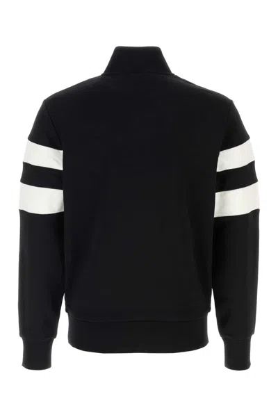 Fred Perry Logo-embroidered Sweatshirt In Black