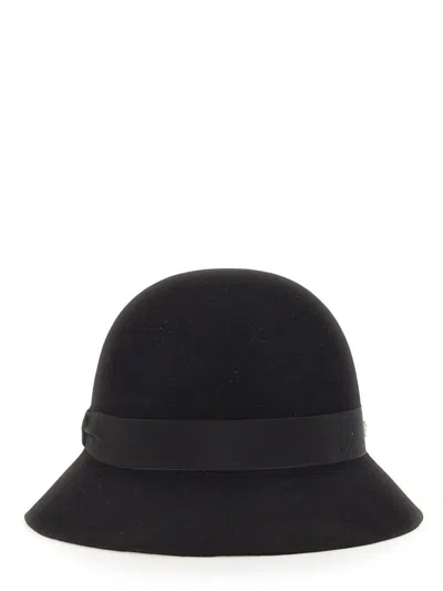 Helen Kaminski Black Felt Ella Conscious Bucket Hat