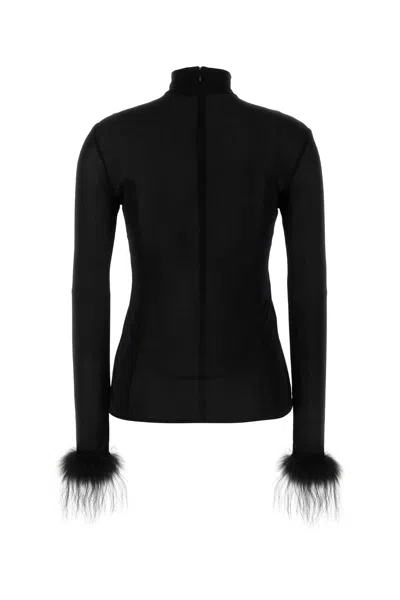 Prada Top In Jersey Nero  Donna In Black