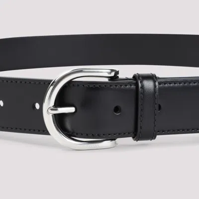 Prada Black Leather Belt