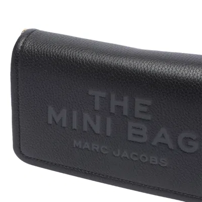 Marc Jacobs Mini Bag Crafted From Textured Cow Leather With Embossed Logo