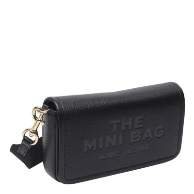 Marc Jacobs Mini Bag Crafted From Textured Cow Leather With Embossed Logo