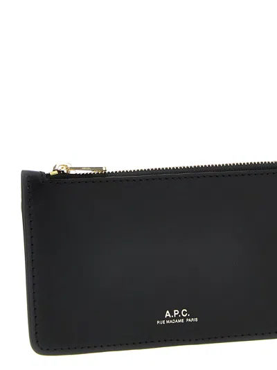 Apc Black Leather Willow Card Holder