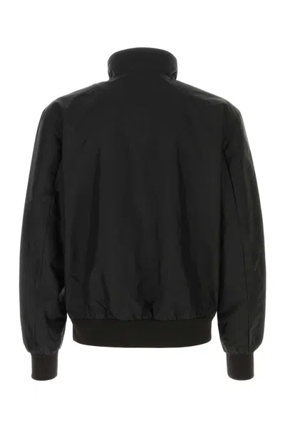 Refrigiwear Black Nylon Captain Bomber Jacket In Black