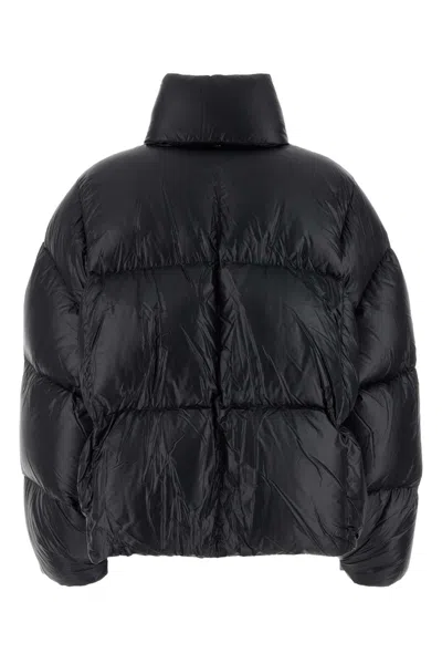 Jil Sander Black Nylon Dona Jacket In Black