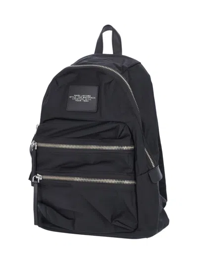 Marc Jacobs Adjustable Nylon Backpack With Maxi Pockets