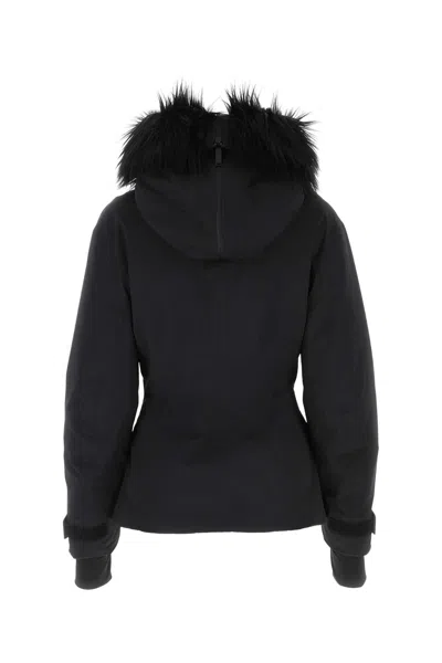 Prada Women's Re-nylon Ski Jacket In Black