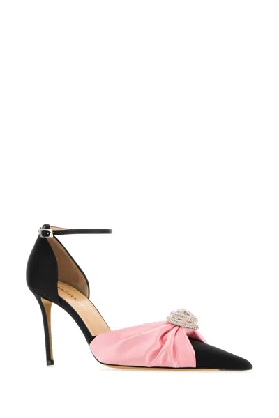 Mach&mach Black Satin Pumps