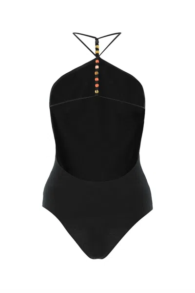 Bottega Veneta Women's Stretch Cashmere Blend Bodysuit In Black