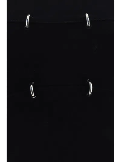 Alexander Mcqueen Lex Sliced Top Ld32 In Black