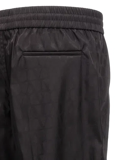 Valentino Black Toile Iconographe Chino Pant In Black