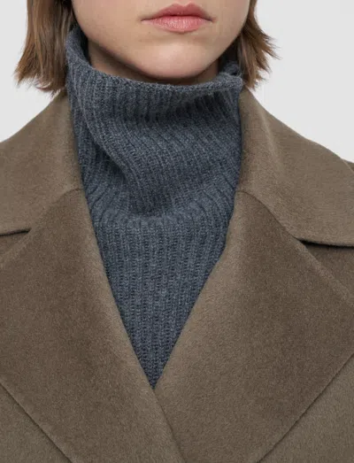 Joseph Arline Double Face Cashmere Coat In Brown