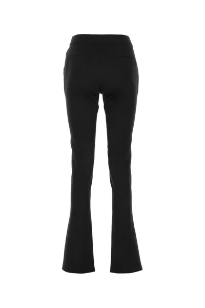 Off-white Off White Women Black Wool Pant In Black