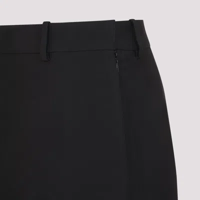 Bottega Veneta Black Wool Pant-skirt In Black