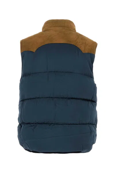 Visvim Piumino Colter In Rayon Blu  Uomo In Multi