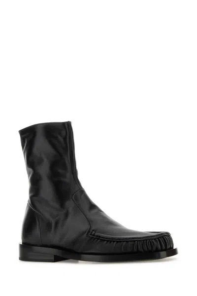 Jil Sander Ankle Boot In Black