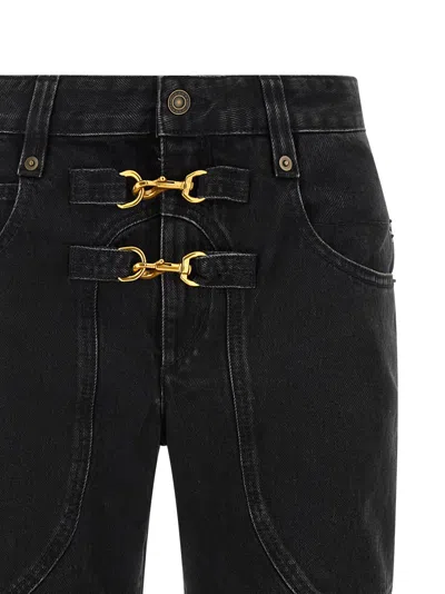 Isabel Marant Brinley Carabiner-fastening Jeans In Multi