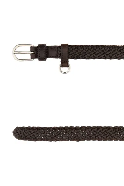 Prada Brown Leather Belt