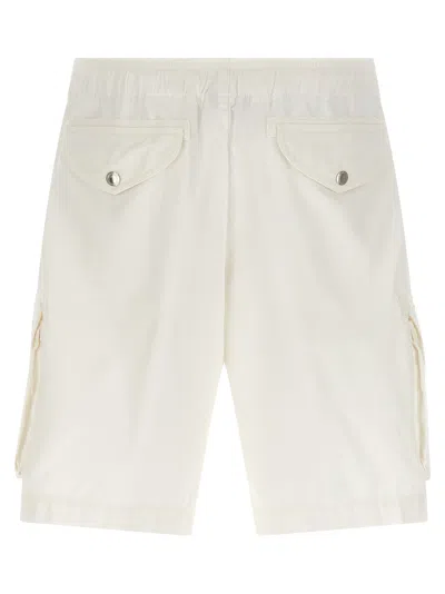 Brunello Cucinelli Cargo Pocket Bermuda Shorts Bermuda And Short White In Neutral