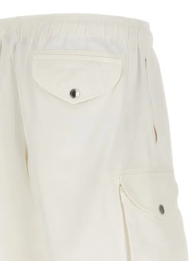 Brunello Cucinelli Cargo Pocket Bermuda Shorts Bermuda And Short White In Neutral