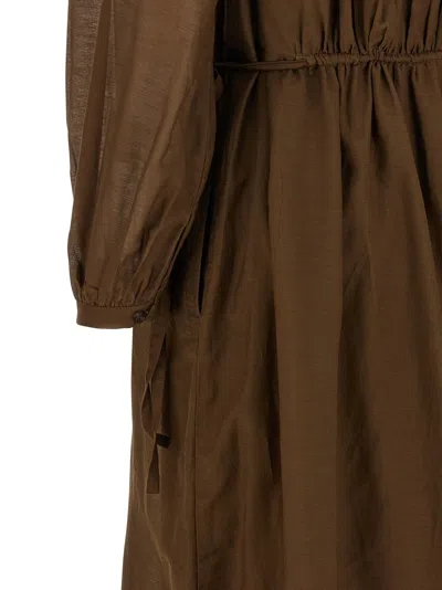 Isabel Marant Étoile Charissa Dresses Green In Brown