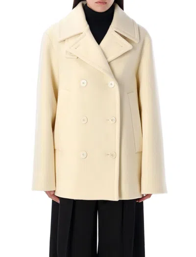 Jil Sander Women's Double-breasted Coat In Neutral