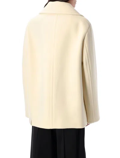 Jil Sander Women's Double-breasted Coat In Neutral