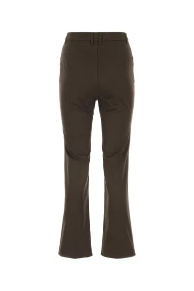 Saint Laurent Dark Brown Wide Leg Pant