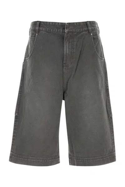 Entire Studios Bermuda Shorts With Front And Back Pockets In Black