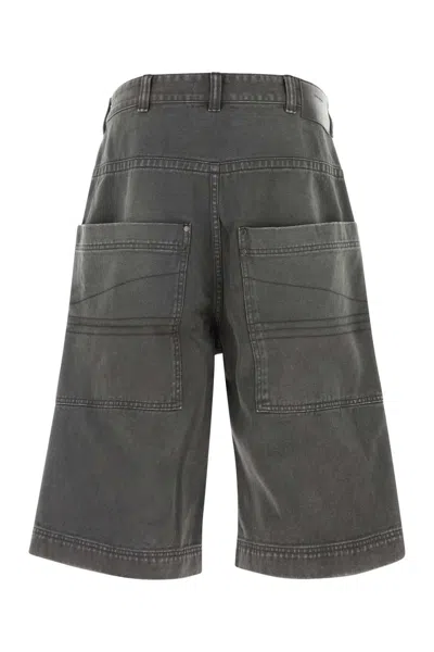 Entire Studios Bermuda Shorts With Front And Back Pockets In Black