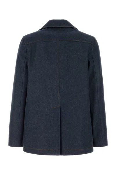 Gucci Denim Blazer In Blue