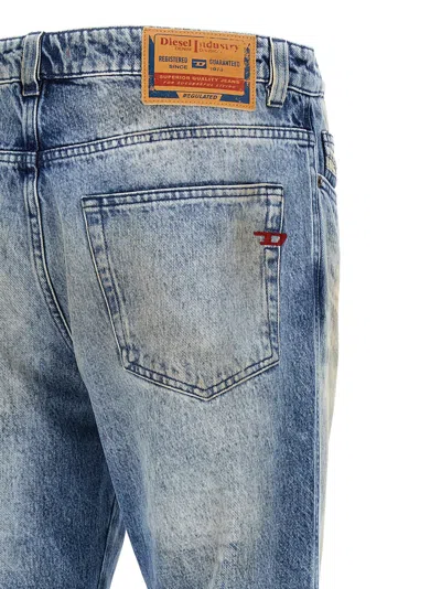 Diesel '1998 D-buck 0cmbm' Denim Trousers In Blue