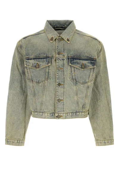Entire Studios Denim Jacket In Green