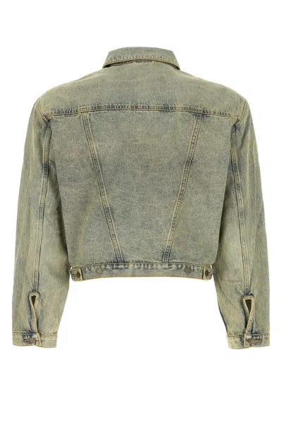 Entire Studios Denim Jacket In Green