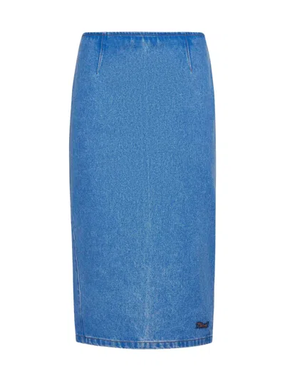 Marni Denim Skirt In Blue