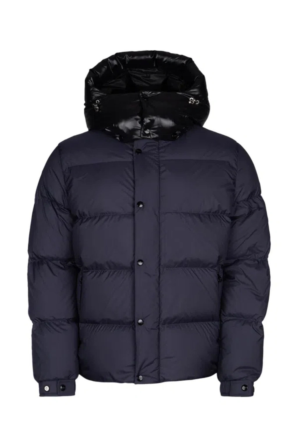 Duvetica Navy Blue Puffer Jacket In Black | ModeSens