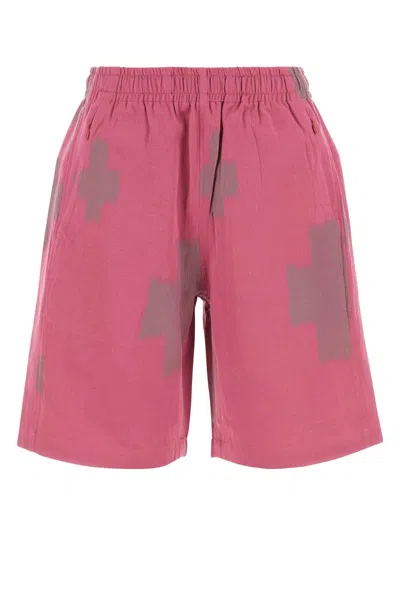 Needles Embellished Shorts In Cotton Blend