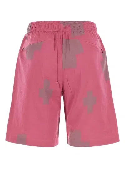 Needles Embellished Shorts In Cotton Blend