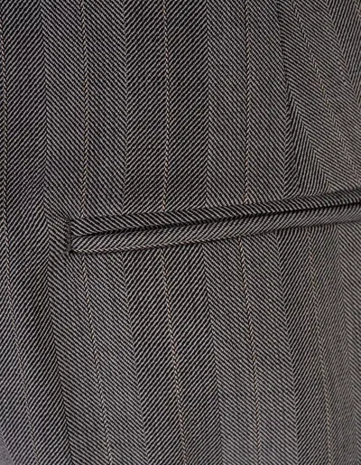 Sportmax Embroidered Stretch Wool Blend Andalo1234 Pant In Gray