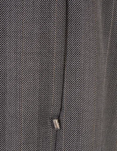 Sportmax Embroidered Stretch Wool Blend Andalo1234 Pant In Gray