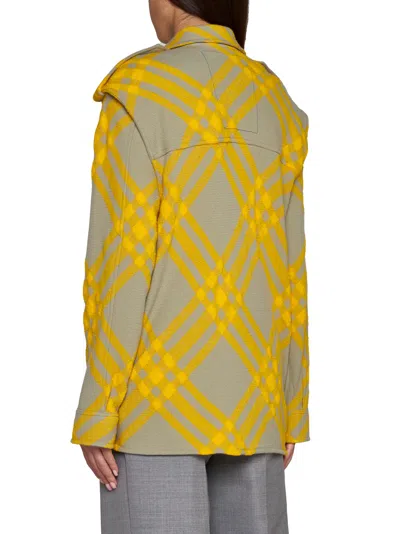 Burberry Shirt With Check Pattern In Multi