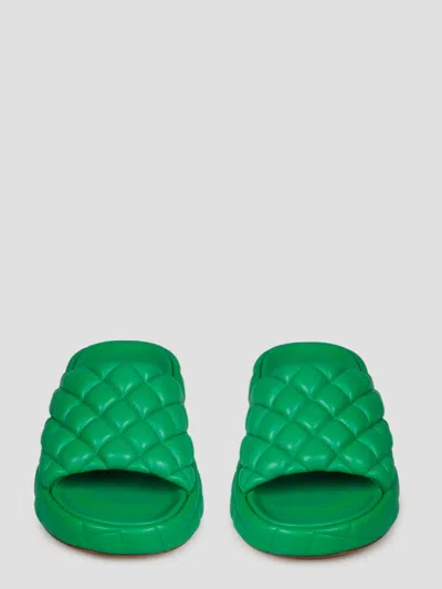 Bottega Veneta Padded Leather Flat Sandals