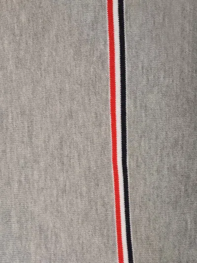 Thom Browne T-shirt Rwb Stripe In Gray