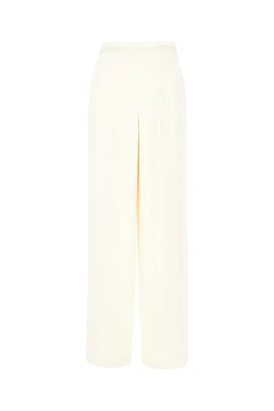 Fendi Ivory Wool Blend Pant