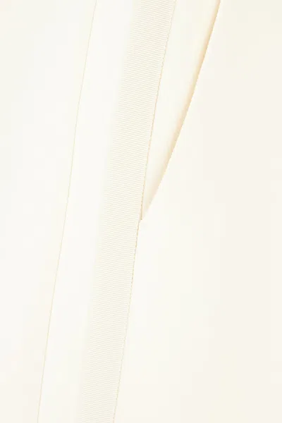 Fendi Ivory Wool Blend Pant